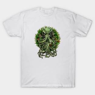 Cthulhu Christmas Wreath! T-Shirt